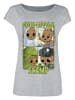 Nastrovje Potsdam Shirt "GOTG Cute Little Scamp" lichtgrijs