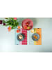 Remember 2-delige set: placemats "Ben" lichtblauw/lichtgroen/oranje - (L)43,5 x (B)32 cm