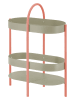 Remember Beistellkonsole "Barbara" in Mint/ Koralle - (H)72,3 cm