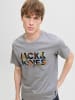 Jack & Jones Koszulka "Jjgeplas" w kolorze szarym