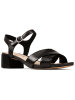 Clarks Leren haksandalen "Sheer35 Strap" zwart