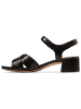Clarks Leren haksandalen "Sheer35 Strap" zwart