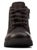 Clarks Leder-Boots "Heath Chard" in Schwarz