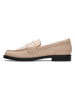 Clarks Leder-Mokassins "Straven Edge" in Beige