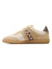 Clarks Leder-Sneakers in Beige