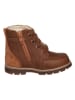 Clarks Leder-Boots in Braun