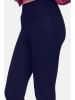 ASSUILI Legginsy w kolorze granatowym