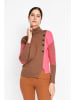 ASSUILI Pullover in Hellbraun/ Rosa