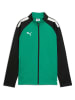 Puma Trainingsjacke in Grün/ Schwarz