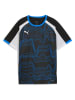 Puma Trainingsshirt zwart/blauw