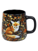 Könitz Mok "Forest Wildlife - Fox" zwart/meerkleurig - 390 ml