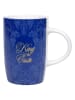 Könitz Mok "King of Castle" blauw/wit - 600 ml