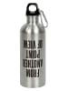 Könitz Trinkflasche ''From another'' in Silber/ Schwarz - 600 ml