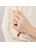 Design Letters Vergold. Ring ''My Flower'' mit Edelsteinen