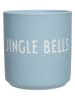 Design Letters Becher "Jingle Bells" in Hellblau - 250 ml