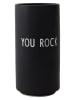 Design Letters Vaas "You Rock" zwart - (H)11 x Ø 5,5 cm