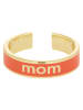 Design Letters Vergulde ring "Mom"