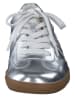 Paul Green Leren sneakers zilverkleurig