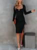 Milan Kiss Kleid in Schwarz