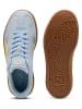 Puma Leren sneakers "Club II Era" lichtblauw/geel