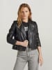 G-Star Lederjacke in Schwarz