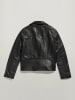 G-Star Lederjacke in Schwarz