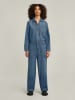 G-Star Kombinezon dżinsowy w kolorze niebieskim