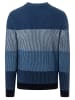 Maerz Muenchen Wollpullover in Dunkelblau/ Blau