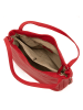 Lucca Baldi Leren schoudertas "Fiesole" rood - (B)34 x (H)29 x (D)15 cm