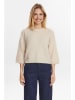 NÜMPH Sweter "Riette" w kolorze kremowym