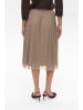 NÜMPH Spódnica w kolorze szarobrązowym