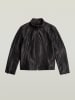 G-Star Lederjacke in Schwarz