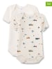 Sanetta 2-delige set: rompers crème
