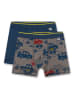Sanetta 2er-Set: Boxershorts in Dunkelblau/ Grau