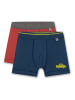 Sanetta 2er-Set: Boxershorts in Rot/ Dunkelblau