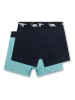 Sanetta 2er-Set: Boxershorts in Schwarz/ Hellblau