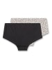 Sanetta 2er-Set: Pantys in Schwarz/ Beige