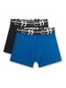 Sanetta 2er-Set: Boxershorts in Schwarz/ Blau