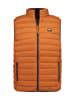 NEW ZEALAND AUCKLAND Doorgestikte bodywarmer oranje