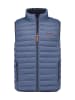 NEW ZEALAND AUCKLAND Doorgestikte bodywarmer blauw