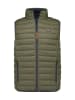 NEW ZEALAND AUCKLAND Doorgestikte bodywarmer kaki