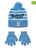 Bluey 2tlg. Set: Mütze & Handschuhe "Bluey" in Blau