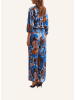 Seidensticker Broek blauw/oranje