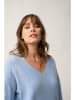 Just Cashmere Kaschmir-Pullover "Birse" in Hellblau