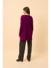 Just Cashmere Kasjmieren vest "Brooke" paars