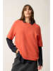 Just Cashmere Kasjmieren shirt "Carla" koraalrood