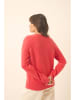 Just Cashmere Kasjmieren trui "Cetan" koraalrood