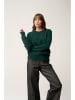 Just Cashmere Kaszmirowy sweter "Emma" w kolorze ciemnozielonym