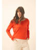 Just Cashmere Kaschmir-Pullover "Fiona" in Orange