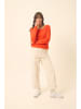 Just Cashmere Kaschmir-Pullover "Fiona" in Orange